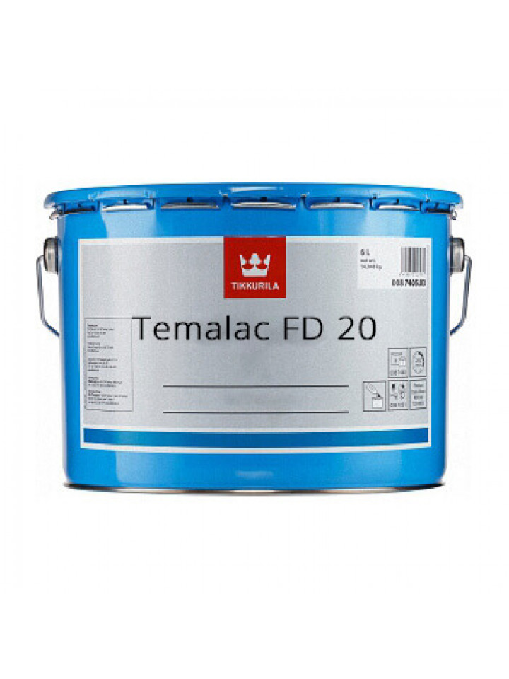 Эмаль алкидная TIKKURILA TEMALAC FD 20 антикоррозионная