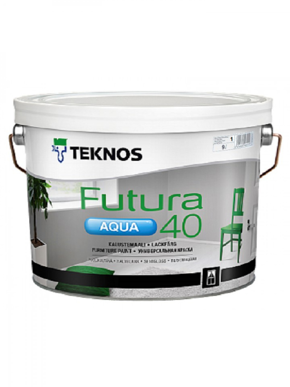 Фарба уретан-алкідна TEKNOS FUTURA AQUA 40 водорозчинні
