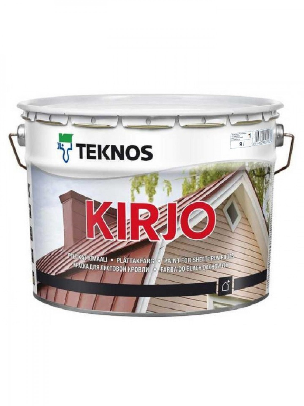 Емаль TEKNOS KIRJO для дахів і листового металу