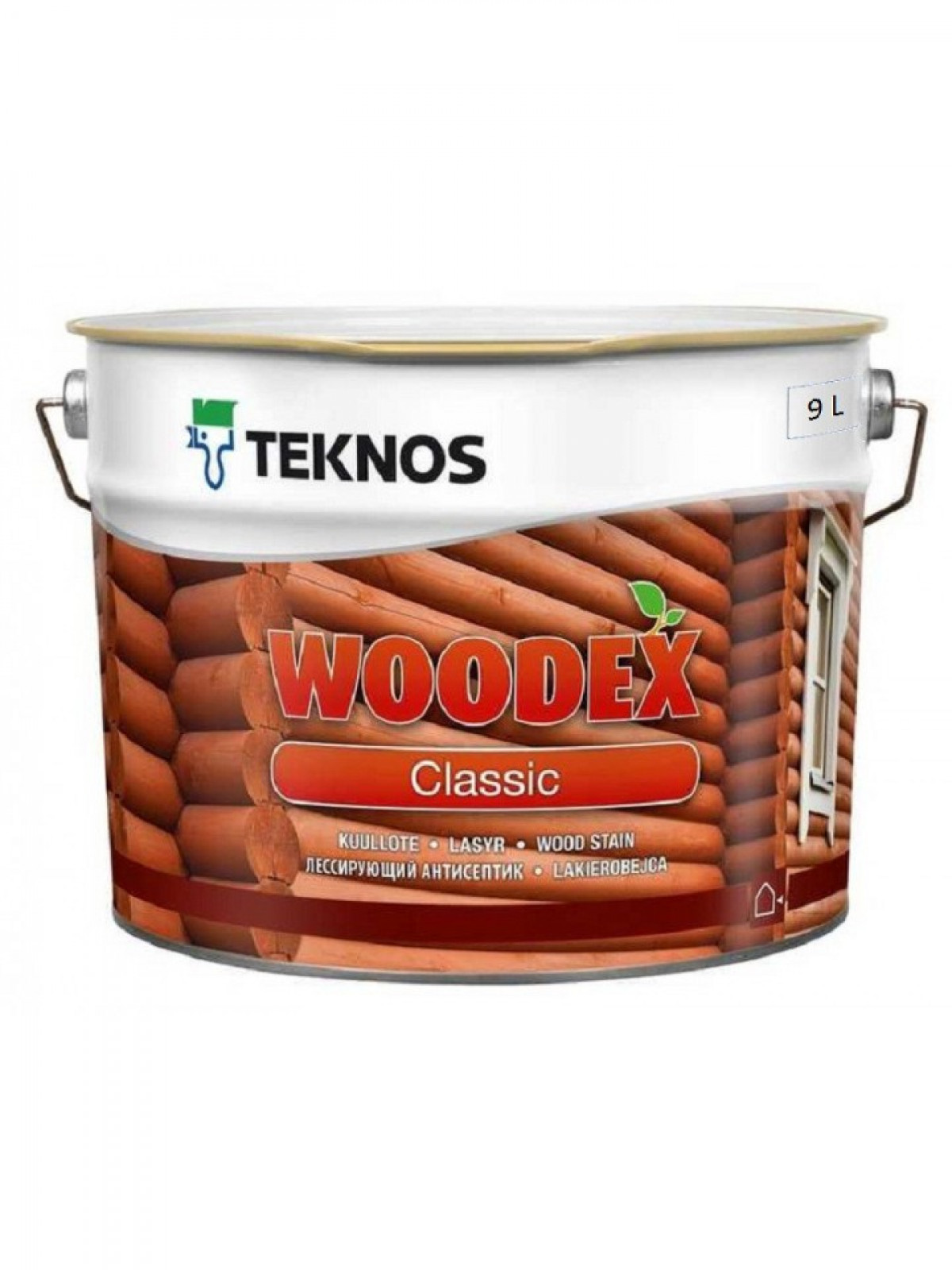 Лазурь-лак антисептический TEKNOS WOODEX CLASSIC для древесины
