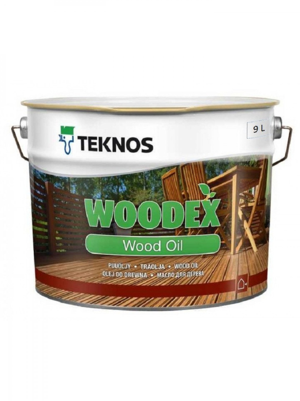 Масло вологозахисної TEKNOS WOODEX WOOD OIL для деревини