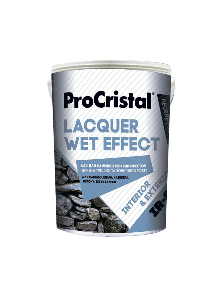 Лак акриловий ІРКОМ PROCRISTAL LACQUER WET EFFECT IР-83 мокрий ефект