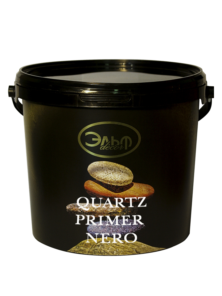 Грунт з кварцовим піском ELF DECOR QUARTZ PRIMER NERO для декоративних штукатурок