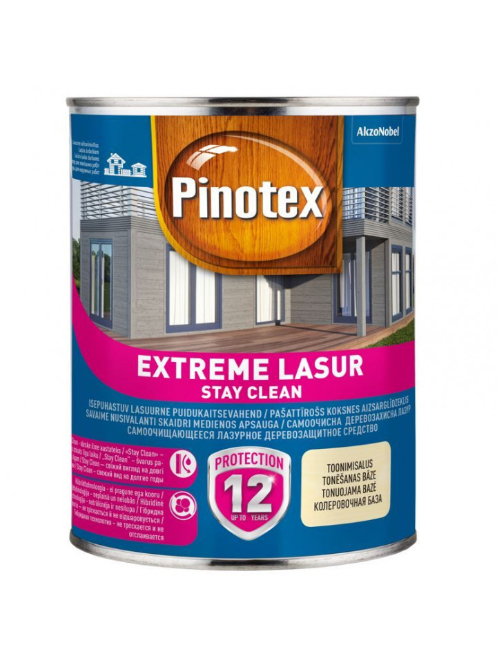Лазур-лак антисептичний PINOTEX EXTREME LASUR для деревини