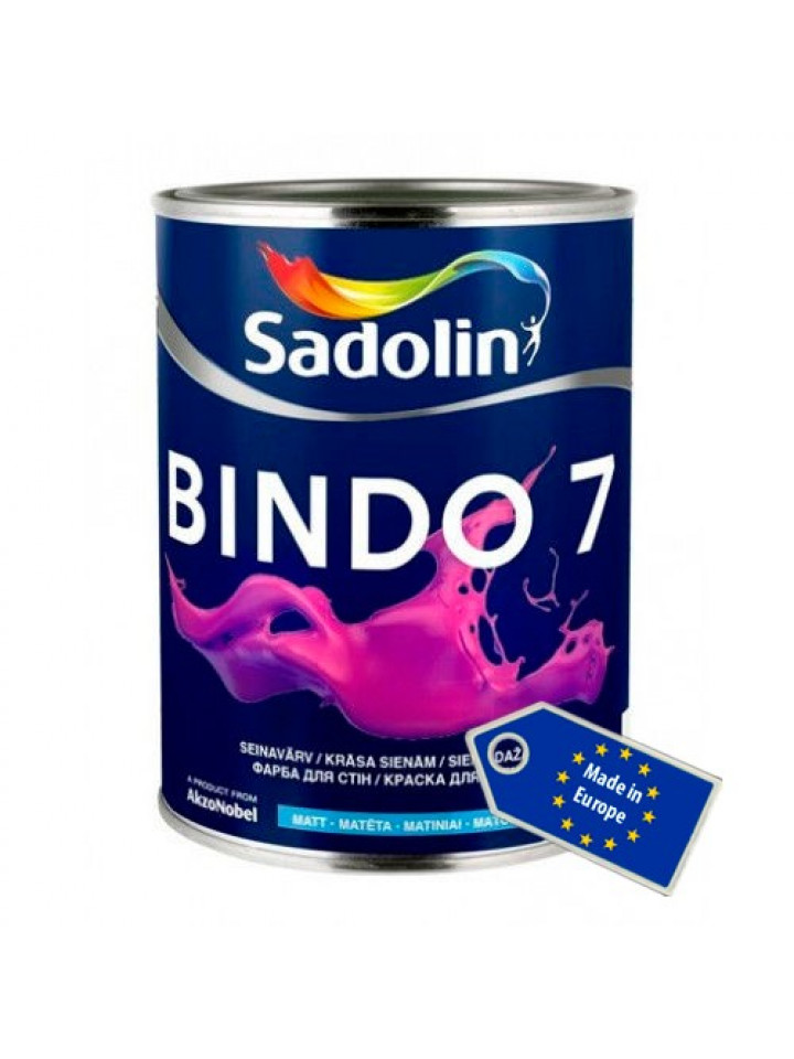 Фарба латексна SADOLIN BINDO 7 інтер'єрна